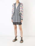 open front intarsia cardigan 