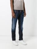 ‘Slim’ chain trim jeans 