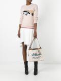 sequins embellished tote