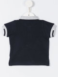 contrast trim polo shirt
