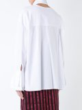 oversized round collar shirt