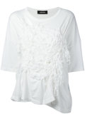 gathered front T-shirt