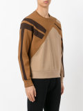 pannelled sweatshirt