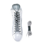 metallic hi-tops
