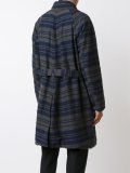 striped trench coat 
