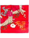 giraffe print scarf