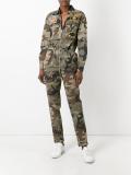 camouflage print jumpsuit 