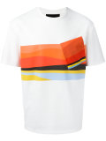 abstract print T-shirt