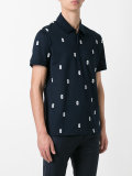 Razor Blade Lightning Bolt polo shirt