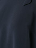 pleated trim flared dress 