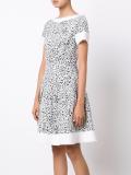 splatter paint print dress