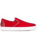 velvet slip-on sneakers