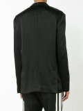 shawl lapel crossed blazer