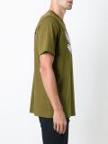 bird print T-shirt