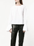voluminous cuff blouse