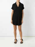 v neck beach dress