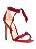 knotted stiletto sandals 