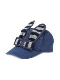 striped bunny cap
