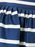striped pleated skirt