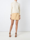 button details skorts