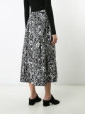 paisley midi skirt