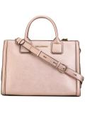 large metallic tote 