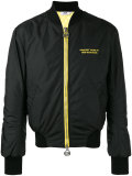 taxi embroidered bomber jacket