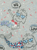  cat mermaid T-shirt