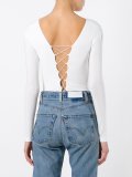 lace-up bodysuit