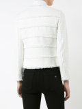 frayed trim jacket 