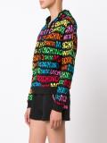 logo print hoodie