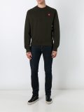 print detail sweatshirt