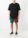 gingham pattern shorts