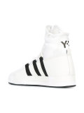 zipped lace-up hi-tops