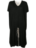 drawstring T-shirt dress