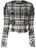cropped bouclé jacket