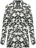 classic collar printed shirt