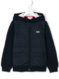 hooded zip-up jacket