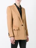 peaked lapel blazer