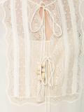 sleeveless embroidered blouse 