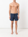 chevron stripe swim shorts