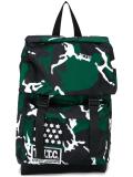 camouflage print backpack