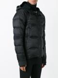 logo patch padded jacket