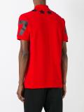 Cuban-fit star appliqué polo shirt 