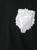 metallic lion print T-shirt