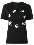 swallow print T-shirt