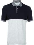 colour block polo shirt