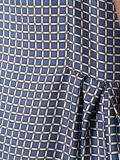 geometric print shift dress