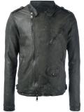 off-centre zip jacket
