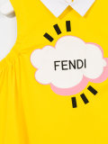 logo print dress